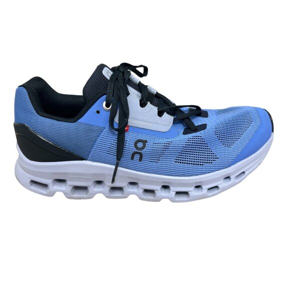 On Cloudstratus Marina/Magnet women's running shoes sneakers size 9 - Picture 6 of 10